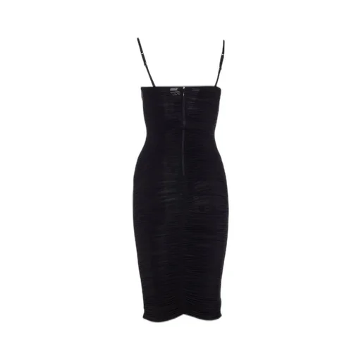 Drape Detailed Slim-Fit Midi Dress