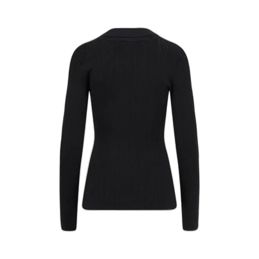 Openwork Detailed Ribbed Top