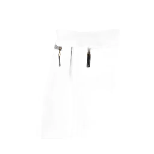 Zip-Detailed Midi Skirt