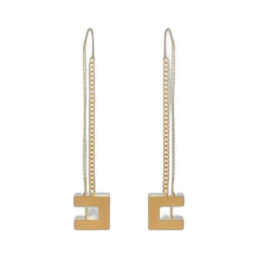 Logo Pendant Earrings