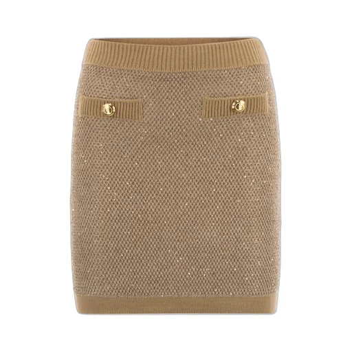 Sequinned Knit Skirt