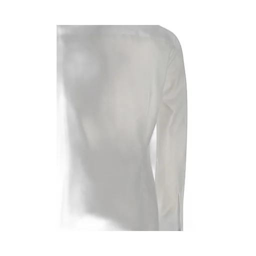 Logo Printed Slim Fit Poplin Shirt