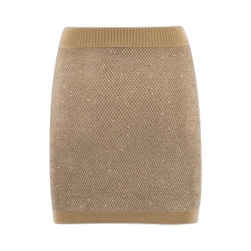 Sequinned Knit Skirt