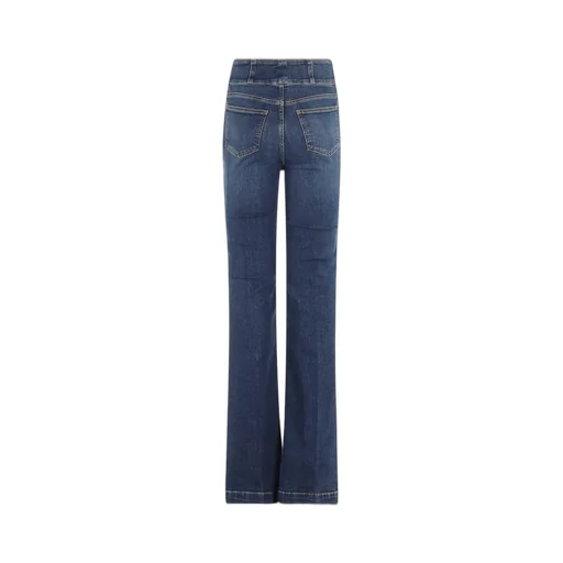 Buttoned High Waist Jeans
