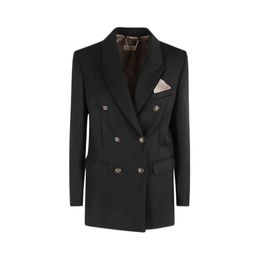 Double-Breasted Gabardine Jacket