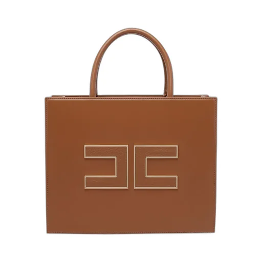 Logo Top Handle Tote Bag