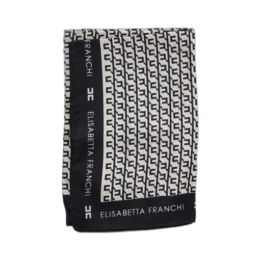 Printed Satin Twill Foulard Scarf