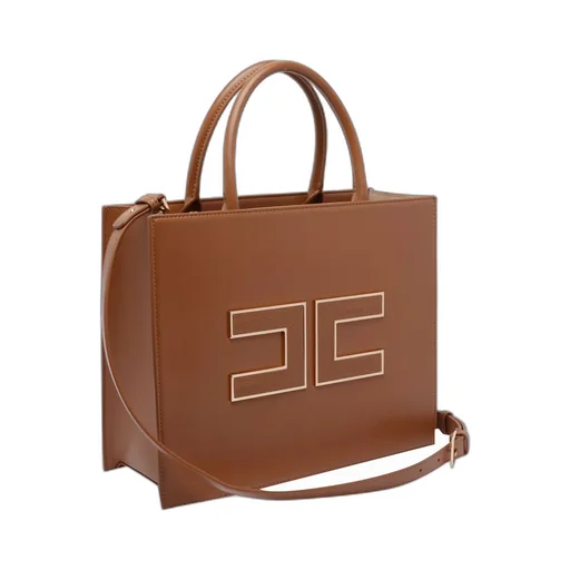 Logo Top Handle Tote Bag