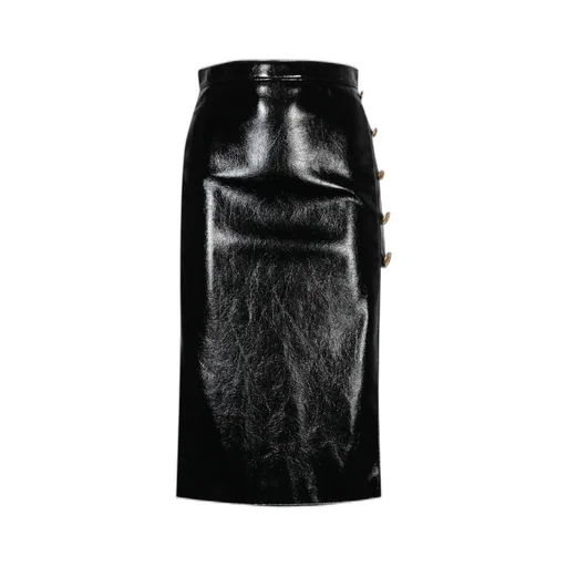 Jewel Buttons Skirt