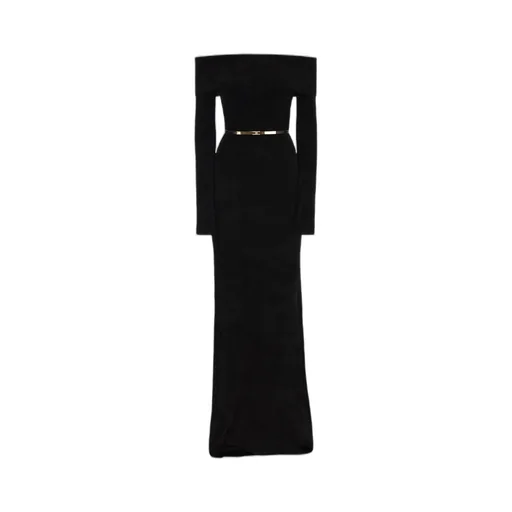 Belted Red Carpet Chenille Dress