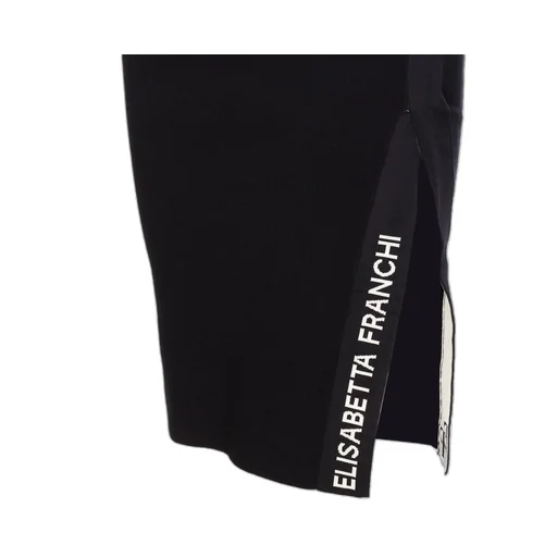 Logo Detailed Turtleneck Dress