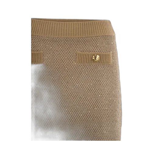 Sequinned Knit Skirt