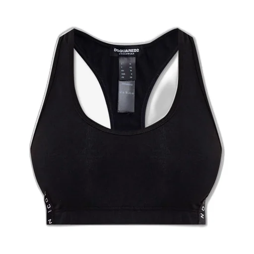 Scoop-Neck Sleeveless Bikini Top