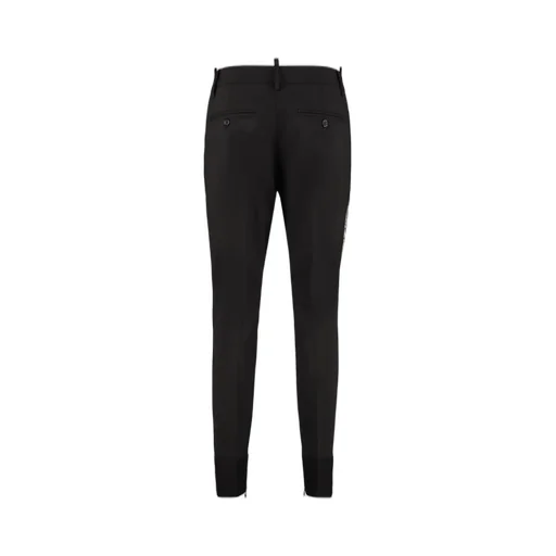 Contrasting Side Logo Band Trousers