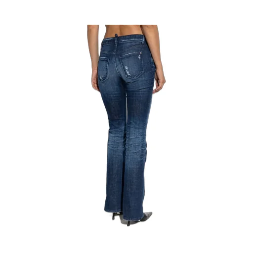 Mid-Waisted Distressed Jeans