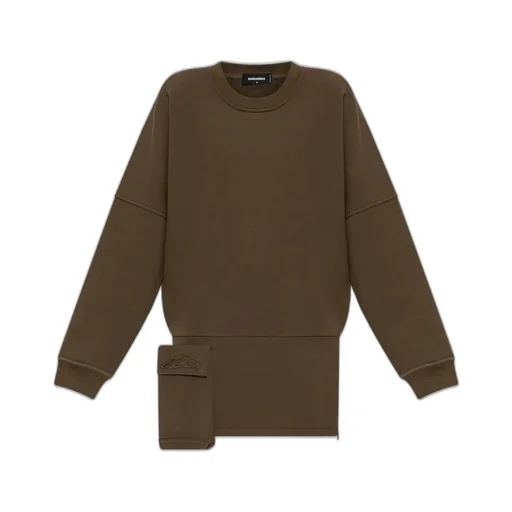 Pocket Detailed Long Sleeved Dress