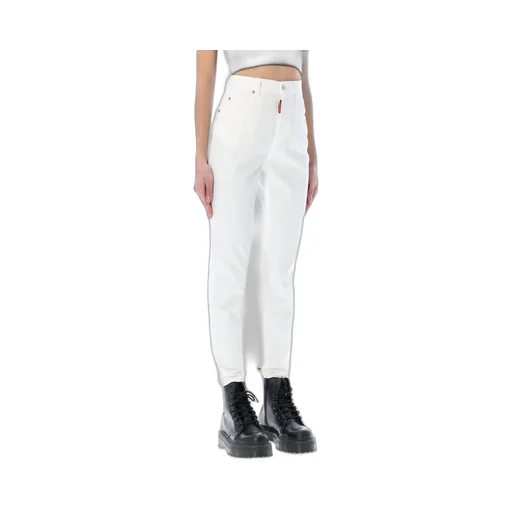 High-Waisted Slim-Fit Jeans