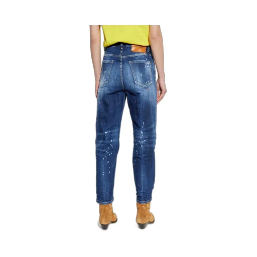 Distressed Straight-Leg Jeans
