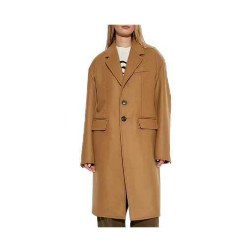 Long Sleeved Single Breasted Coat