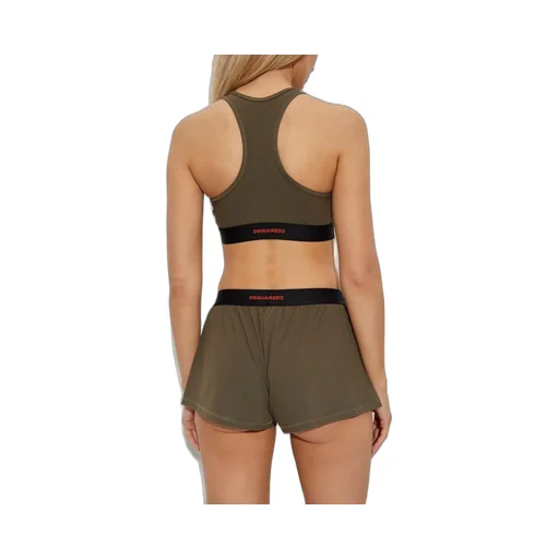 Icon Printed Waistband Shorts