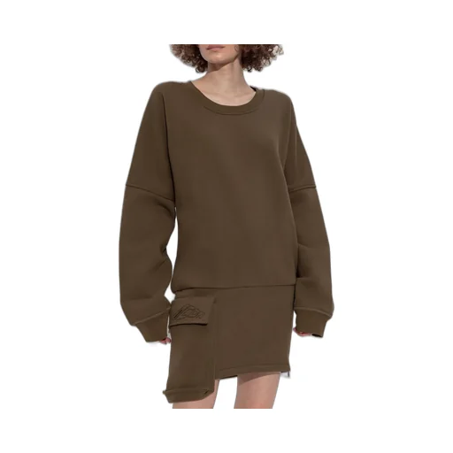 Pocket Detailed Long Sleeved Dress