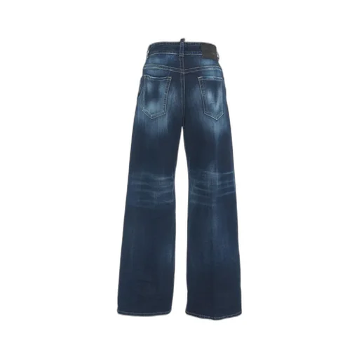 Logo-Patch Wide-Leg Jeans