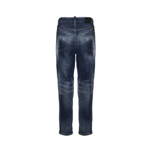 Straight-Leg Mid-Rise Jeans