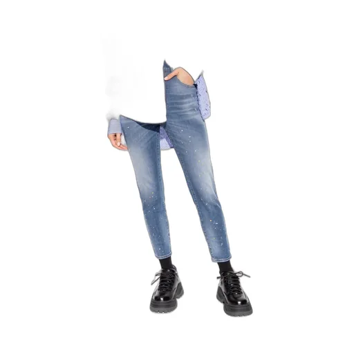High-Waist Cropped Jeans