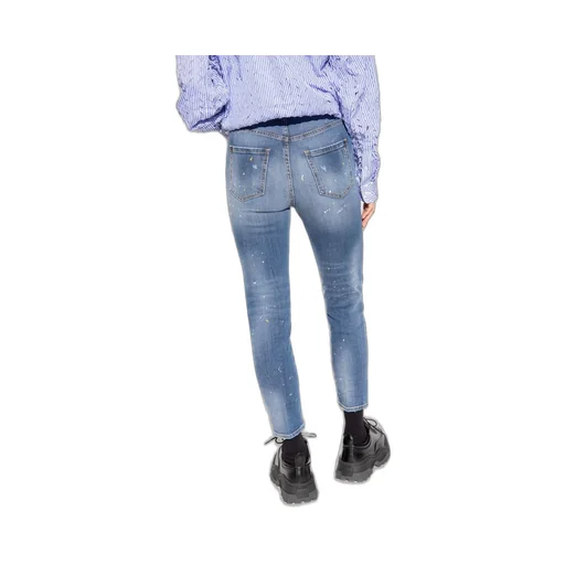 High-Waist Cropped Jeans