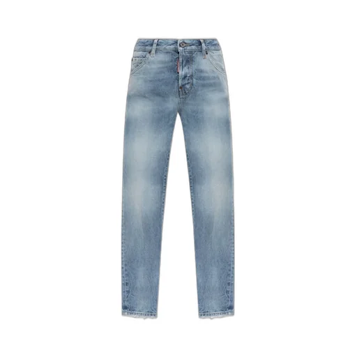 Light Diagonale Wash Cool Girl Distressed Jeans