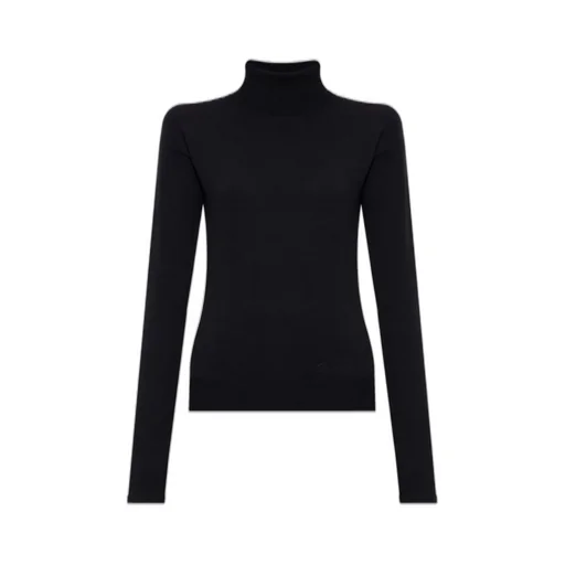 Logo Embroidered High Neck Jumper