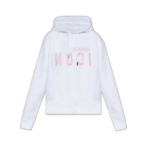 Icon Printed Drawstring Hoodie