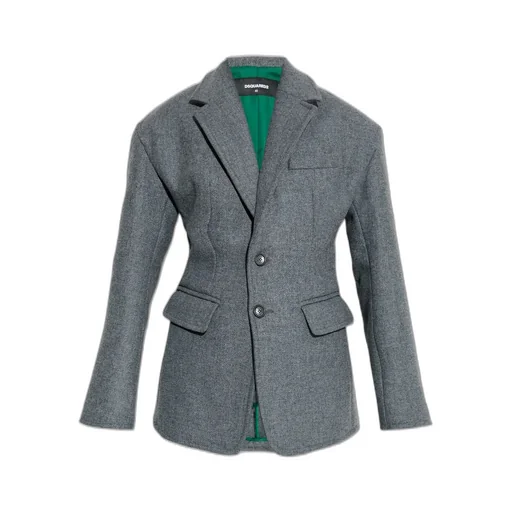 Single-Breasted Tailored Blazer