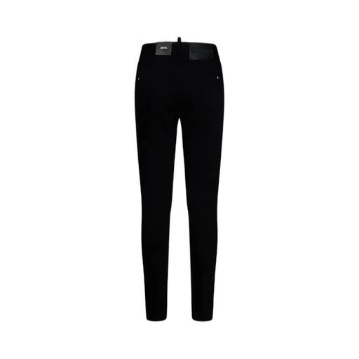 Logo-Patch High-Waist Slim-Cut Jeans