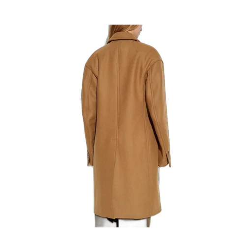 Long Sleeved Single Breasted Coat
