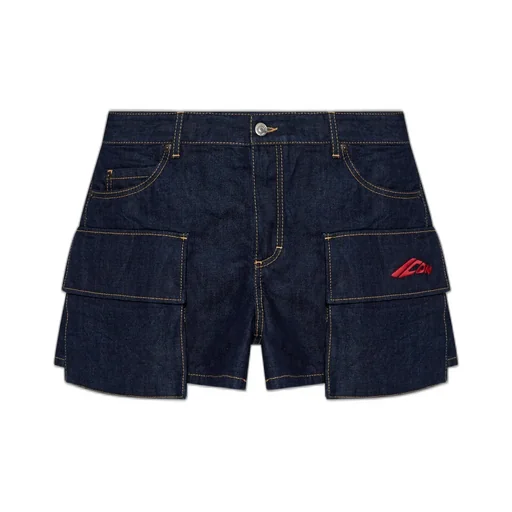 Pocket Detailed Denim Shorts