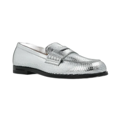 Round-Toe Slip-On Loafers