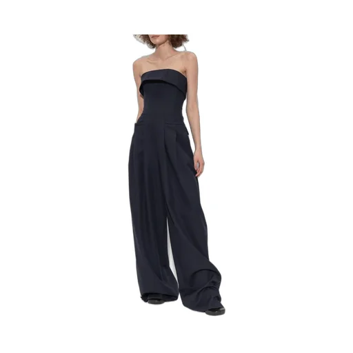 Strapless Wide-Leg Jumpsuit