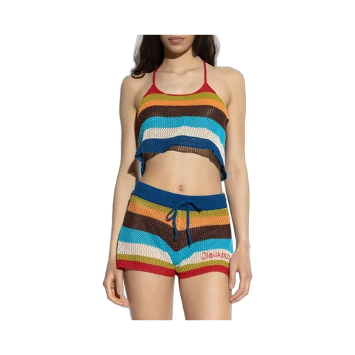 Summer Lovers Knitted Halter Neck Top