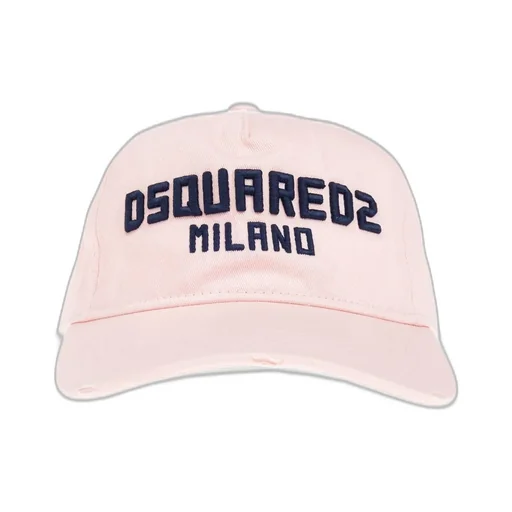 Logo Lettering Distressed Baseball Cap