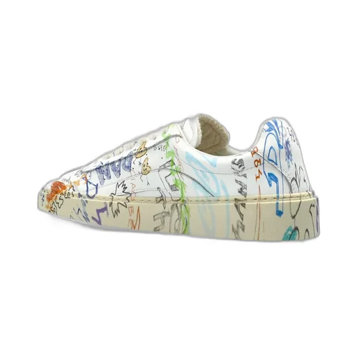 Rider Graphic Printed Low-Top Sneakers