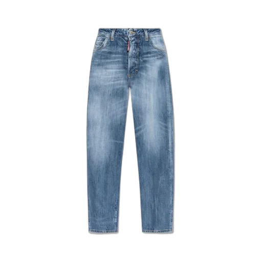 Logo Tag Cropped Jeans