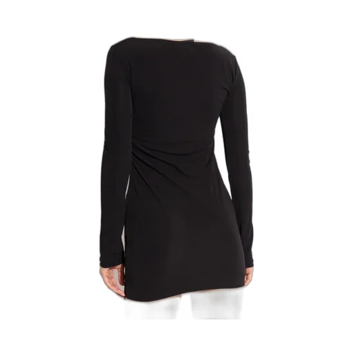 Icon Logo Embellished Square Neck Mini Dress