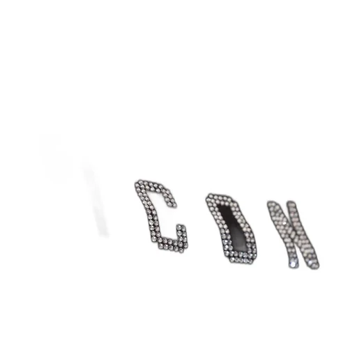 Icon Logo Embellished Square Neck Mini Dress