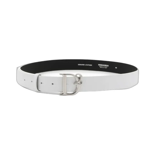 Logo Plaque Buckled Belt