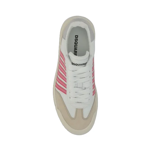 Striped Round Toe Sneakers