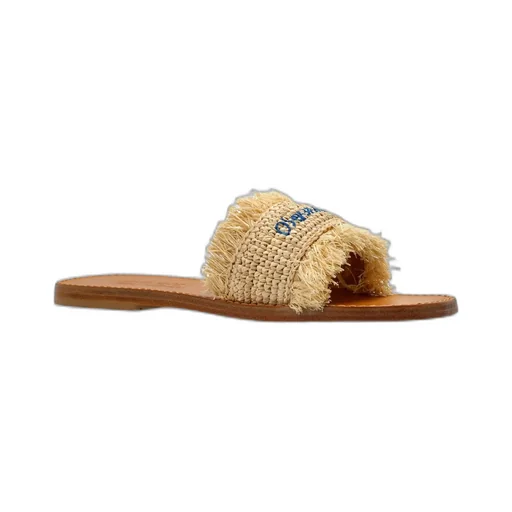 Summer Lovers Frayed Edge Slides