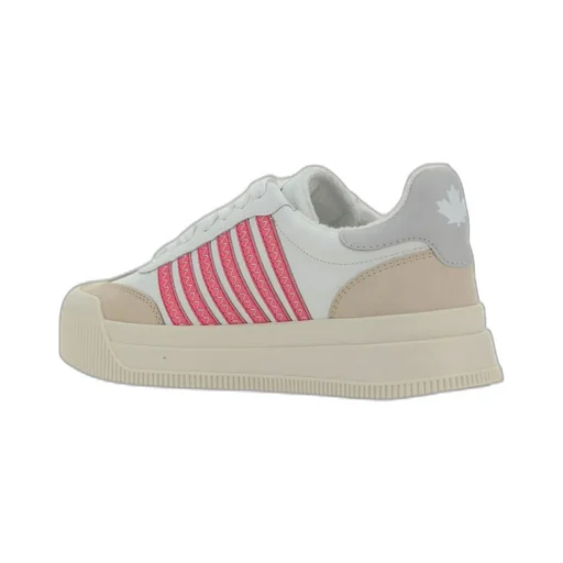 Striped Round Toe Sneakers