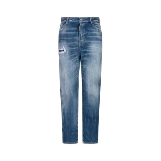 Straight Distressed Jeans