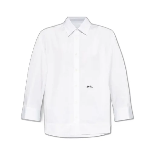 Logo Embroidered Long Sleeved Shirt